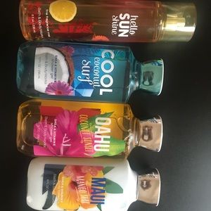 Bath and body works set